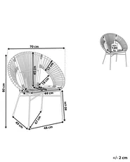 Sedia da pranzo SARITA Rattan Naturale_734943