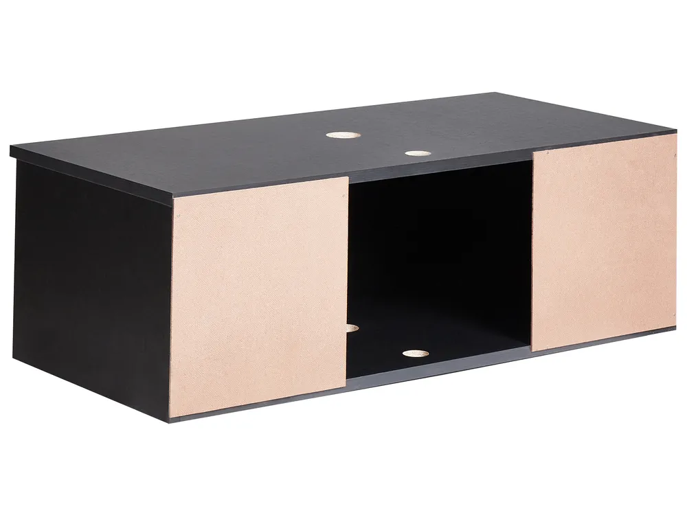 Wall Mounted Vanity Unit RUPANCO 80 cm Black_984124