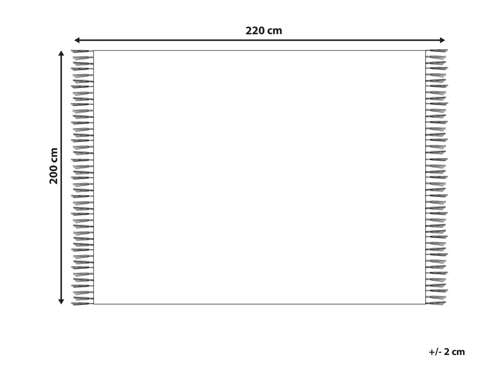 Koc VELLA 200 x 220 cm Zielony_1042379