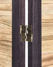 Divisorio per ambienti a 4 pannelli BRENNERBAD 164 cm 170 cm Marrone/Nero_874070