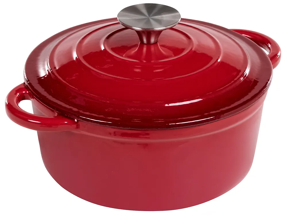Gusseisen Kochgeschirrset 8-teilig FEURA Rot_1170403