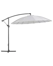 Parasol ogrodowy na wysięgniku 268 cm CALABRIA II Jasnoszary_738513