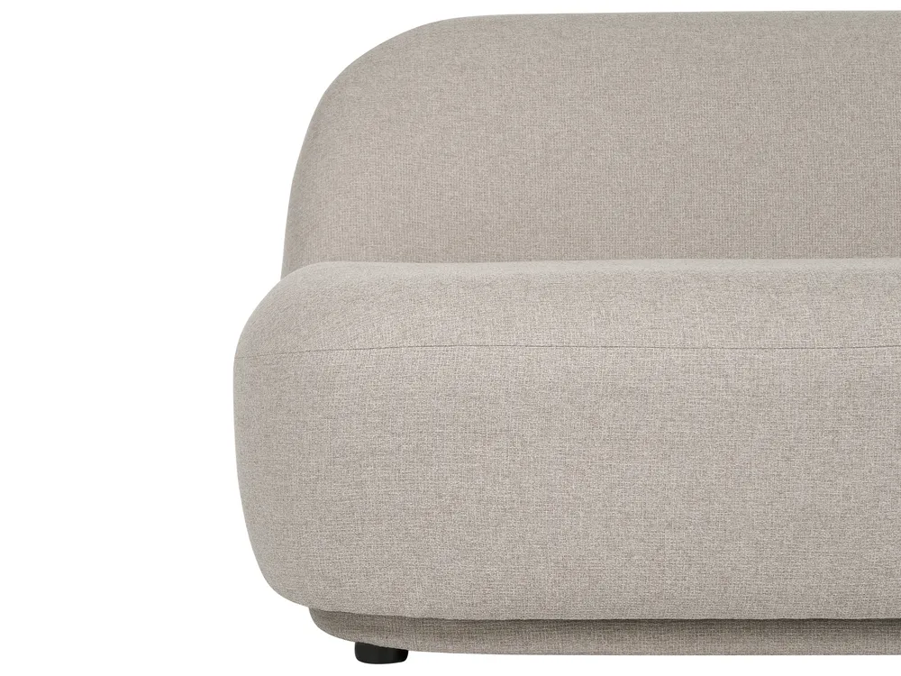 Living Room Set 4 Seater LOVBERG Fabric Beige_1071857