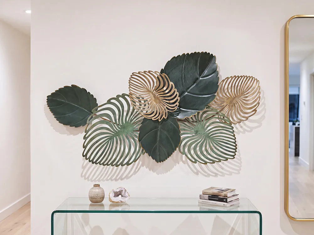 Décoration murale Feuille MAGNESIUM 55 cm Métal Doré_1158786