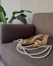 Poltrona LOUSTO Tessuto Marrone_1174074