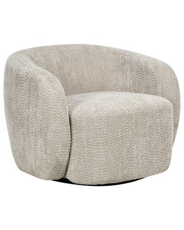 Fauteuil pivotant TORE Tissu Beige