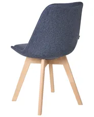 Set of 2 Dining Chairs DAKOTA II Dark Blue_1006828