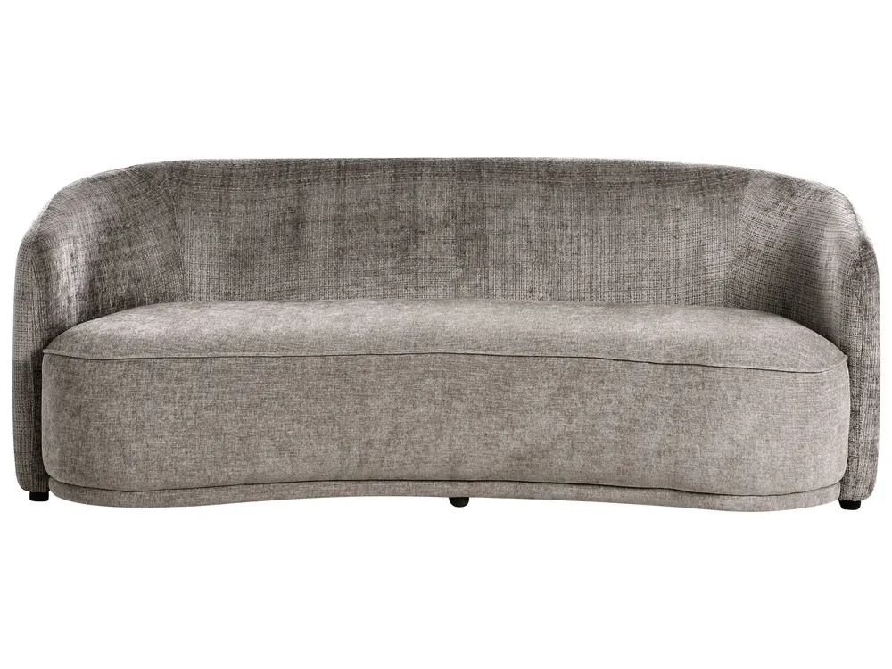 Sofa 3 Seater ROSET Fabric Brown_983866