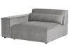 Left Hand 2 Seater Modular Fabric Corner Sofa Grey HELLNAR_911862