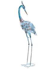 Garden Statue AKLAN Crane Blue_1083030