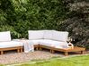 Loungeset modulair 5-zits aluminium wit SANZA_932431