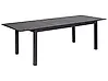 Mesa de jardín extensible SKALOMA 180/240 cm 90 cm Metal Gris oscuro