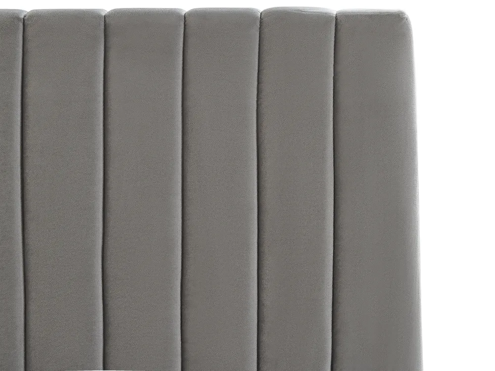 Ottoman Bed VION Velvet Grey 140 x 200 cm (EU Double)_826747