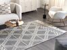 Vlněný koberec 160 x 230 cm šedý/krémově bílý TOPRAKKALE_856530