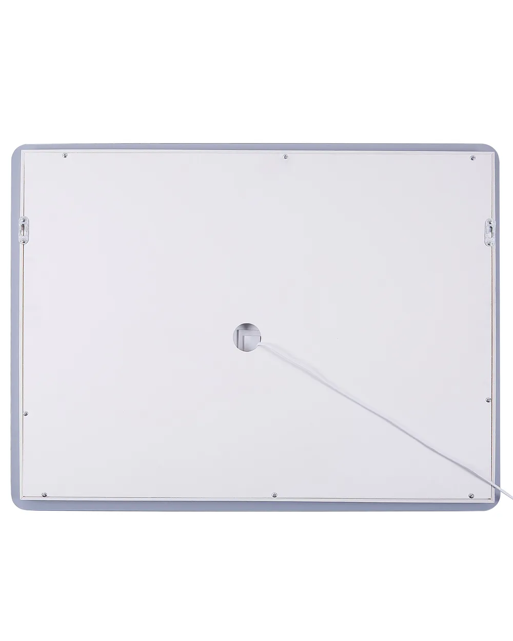 Lustro łazienkowe LED WASSY 80 cm 60 cm Srebrny_780789