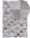 Cowhide Area Rug 140 x 200 cm Grey ALACAM_688511