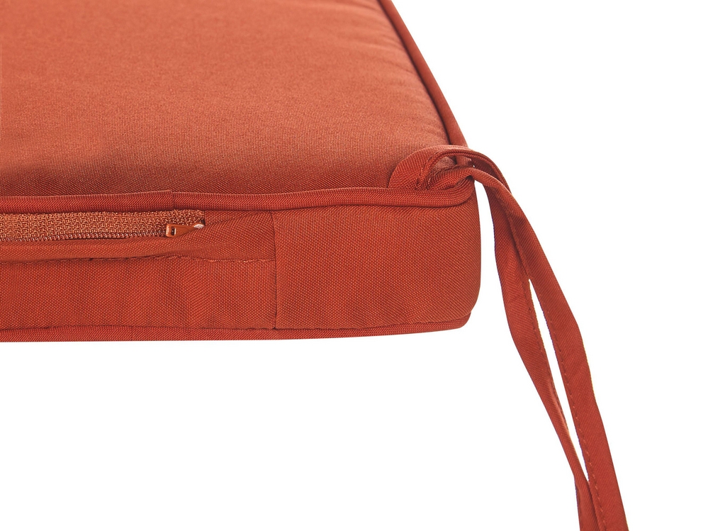 Bench Seat Pad Cushion 45 x 108 cm Red SOVANA Beliani
