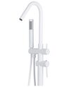 Freestanding Bath Mixer Tap White VICTORIA_786709