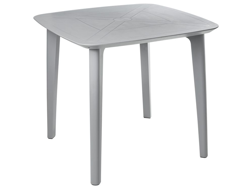 Masă dining de exterior SORICO 86 cm 86 cm Gri