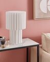 Lněná stolní lampa bílá ALFEIOS_897169
