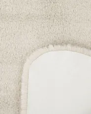 Faux Fur Rug UNDARA Beige 60 x 90 cm_812954