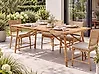 Mesa de jardín TINDARI 180 cm 90 cm Bambú Marrón claro