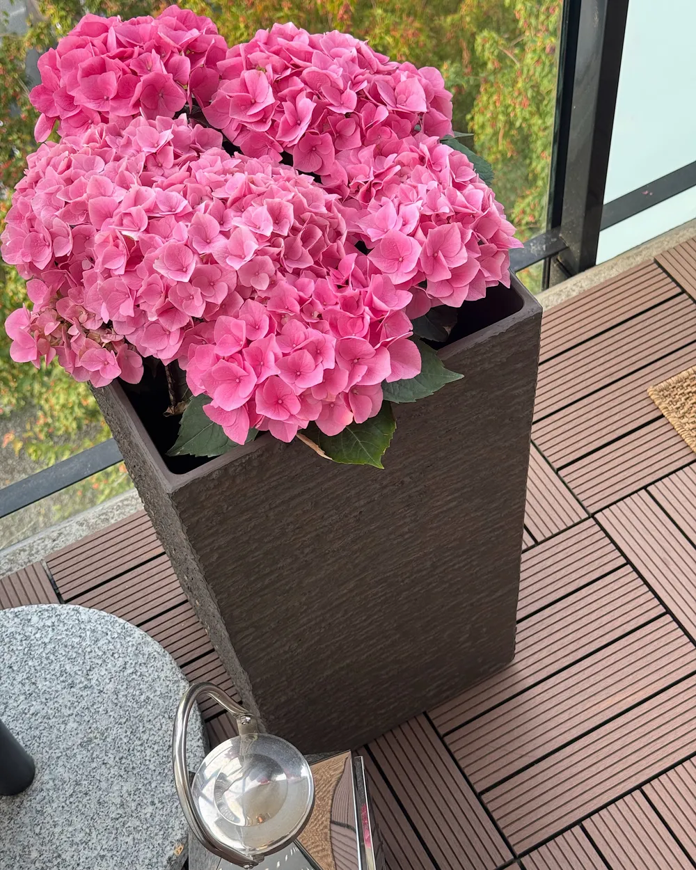 Plant Pot TENNO 30 cm Dark Brown_1019836