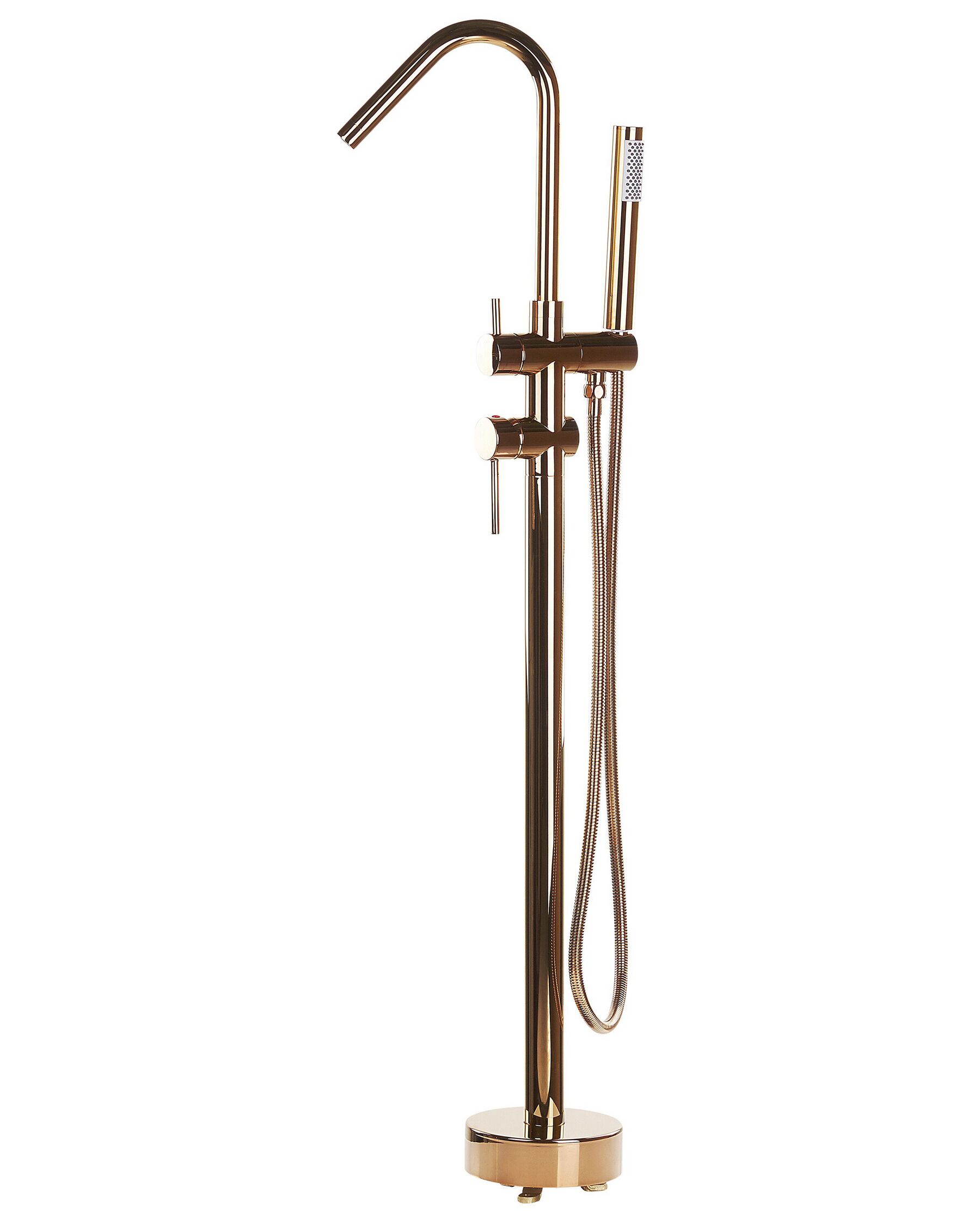 Freestanding Bath Mixer Tap Copper VICTORIA_766125