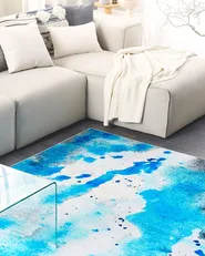 Tappeto BOZAT Blu 140 x 200 cm_755346