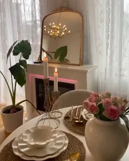 Lustro ścienne LIVRY 71 cm 71 cm Metal Złoty_939943