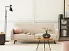 Sofa Bed 3 Seater SENJA Velvet Beige