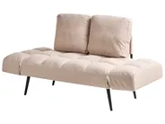 Sofa Bed 2 Seater BREKKE Fabric Beige_1068079
