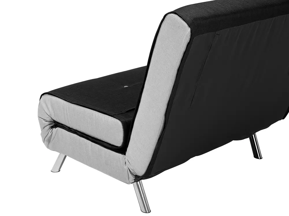 Divano letto singolo FARRIS Tessuto Nero_733219
