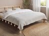 Cotton Bedspread 200 x 220 cm Off-White MODAR_917877