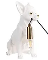 Lampada da tavolo Cane ROCCO Bianco