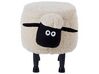 Poef stof crème SHEEP_852404