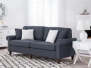 Sofa 3-Sitzer OTRA Stoff Dunkelgrau_1177535