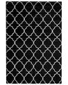 Fekete és ezüst szőnyeg 140 x 200 cm YELKI_762440