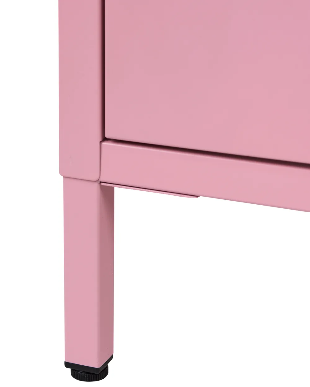2 Drawer Bedside Table MALAVI Metal Pink_1108322