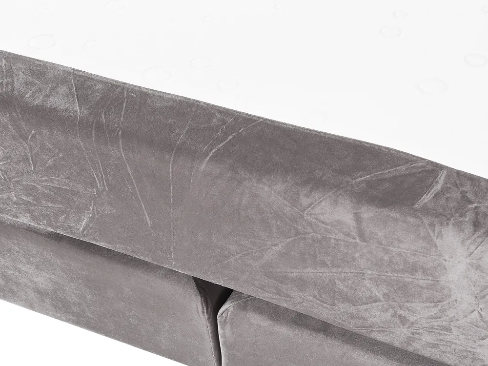 Divan Bed Velvet MARQUISE 180 x 200 cm (EU Super King) Grey_798431