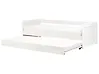 Trundle Bed Pine Wood GRAVELINES 90 x 200 cm (EU Single) White