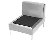 Sillón modular EVJA Terciopelo Gris_1185387