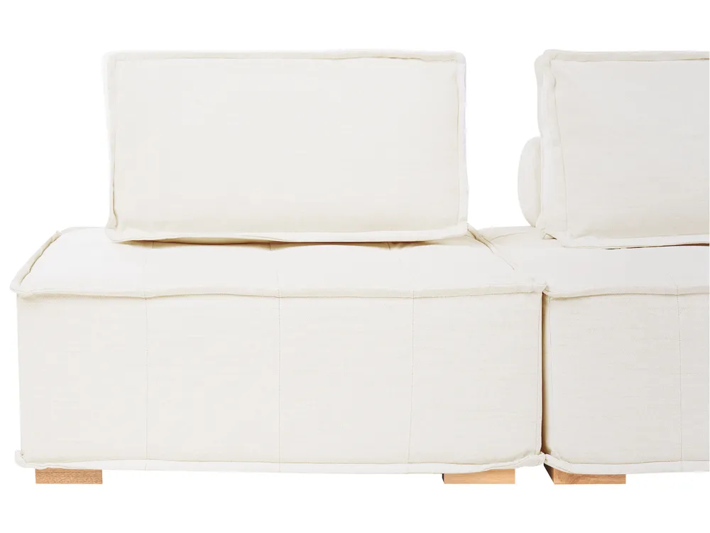 Modular Sofa 2 Seater TIBRO Fabric Off-White_1058108