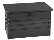 Opbevaringsboks CEBROSA 100 cm 62 cm Metal Grafit_1188366