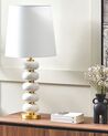 Metal Table Lamp White and Gold FRIO_823027