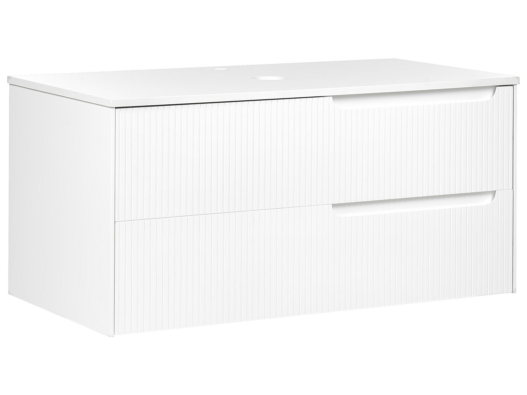 Bathroom Wall Mounted Cabinet 100 x 52 cm White QUINTELA_934933