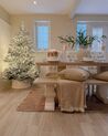 Künstlicher Weihnachtsbaum schneebedeckt 180 cm weiß BASSIE_901560