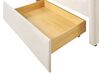 Letto da giorno con contenitore tessuto beige chiaro 90 x 200 cm VITTEL_876421