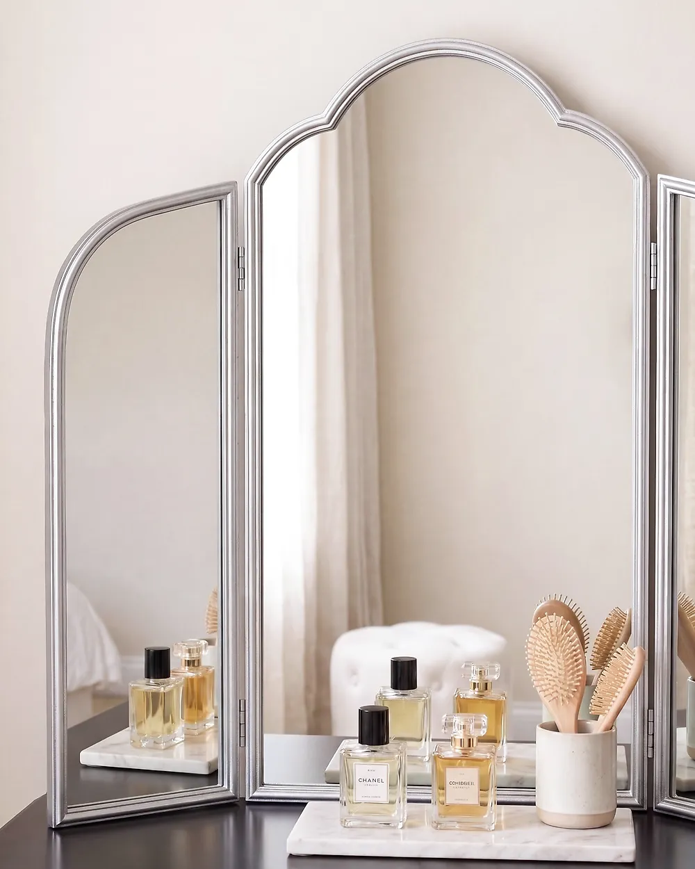 Dressing Table Mirror SAVILLY Silver_1194120