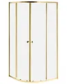 Shower Enclosure ONELLI 900 x 900 x 1900 mm Gold